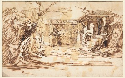 Sett for en julebarnehage (Nativity) av Leonardo Scaglia