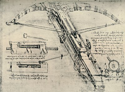 Ballista, 1928 av Leonardo da Vinci