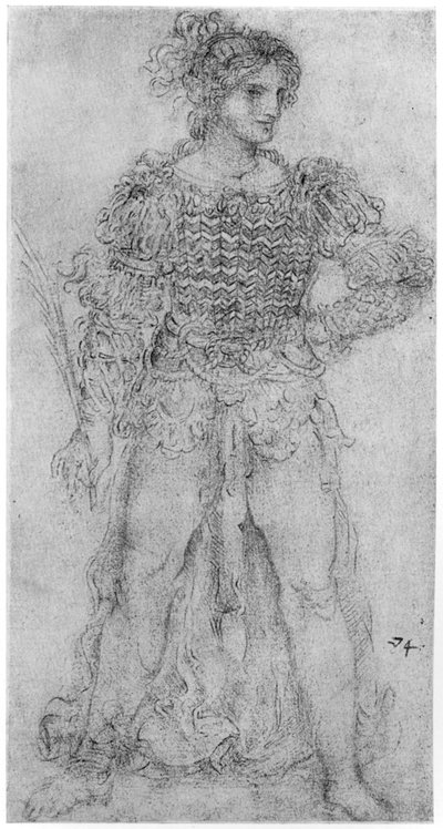 Kostymestudie, 1954 av Leonardo da Vinci