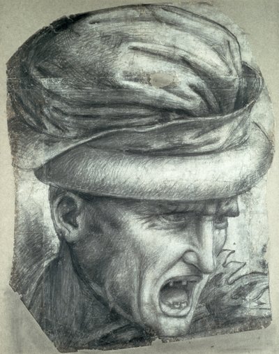 Head of a Warrior, kopi av en detalj fra 