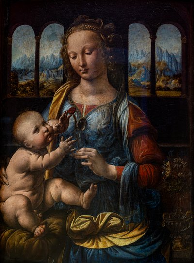 Madonna med nellik av Leonardo da Vinci