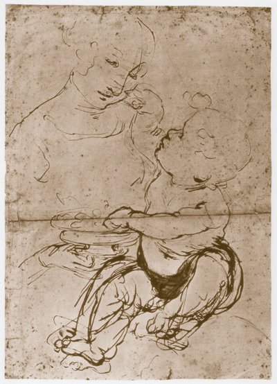 Madonna med fruktfatet, 1480-82 av Leonardo da Vinci