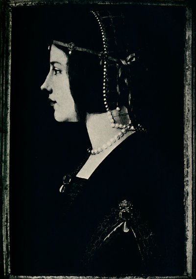 Portrett av en ung prinsesse, 1928 av Leonardo da Vinci