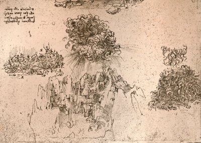 Representasjon av naturfenomener, c1472-c1519 1883 av Leonardo da Vinci