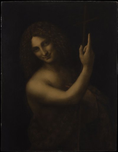 Døperen Johannes, 1513-1516. av Leonardo da Vinci