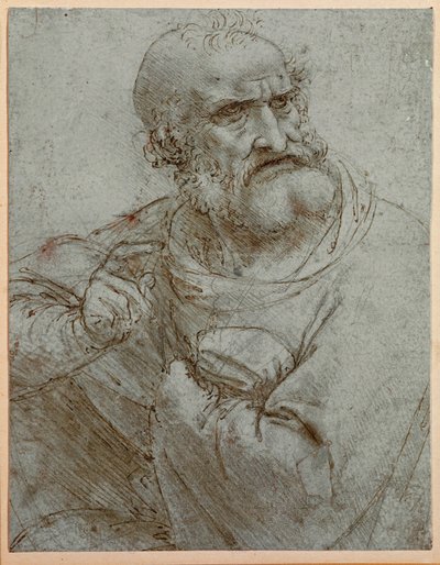 Sankt Peter (tegning) av Leonardo da Vinci