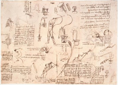 Studier av strømmen av vann i rør ... av Leonardo da Vinci