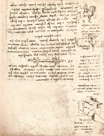 Studie for Sforza-monumentet, c1482-c1499 1883 av Leonardo da Vinci