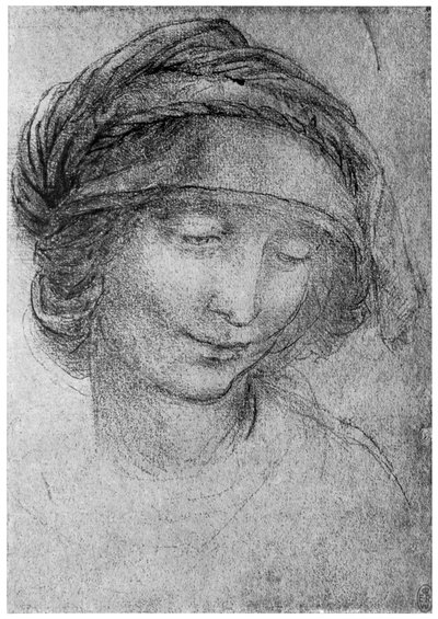Studie for lederen av St Anne, c1508 1954 av Leonardo da Vinci
