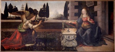 Bebudelsen - 1472-1475 av Leonardo da Vinci