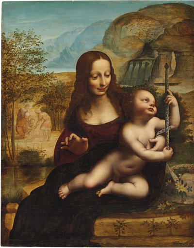 The Madonna of the Yarnwinder av Leonardo da Vinci