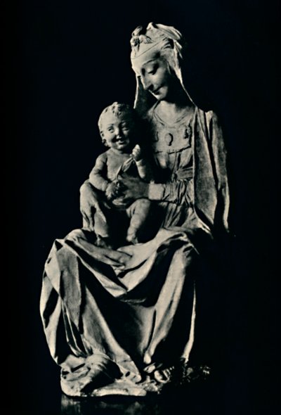 Madonnaen med det leende barnet, 1928 av Leonardo da Vinci