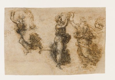 Tre dansende kvinneskikkelser, 1517-1518. av Leonardo da Vinci