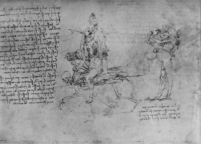 Two Allegories of Envy, c1480 1945 av Leonardo da Vinci