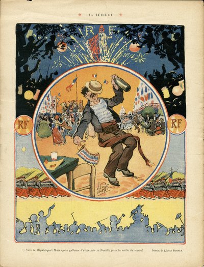 Illustrasjon av Leonce Burret (1865-1915) i Le Rire av Leonce Burret