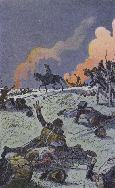 Kvelden etter slaget ved Waterloo av Leonce Burret