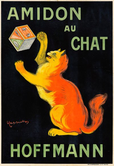 Kattestivelse. av Leonetto Cappiello