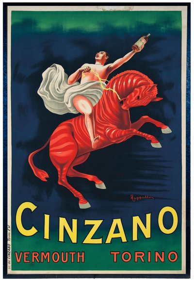 Cinzano Vermouth Torino, 1910. av Leonetto Cappiello