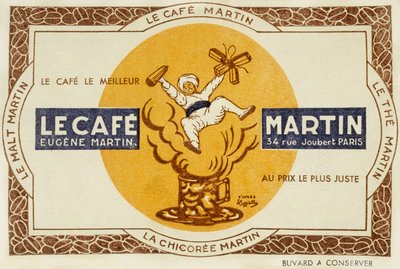 Fransk reklame for kaffen Martin, etter Leonetto Cappiello 1921 av Leonetto Cappiello