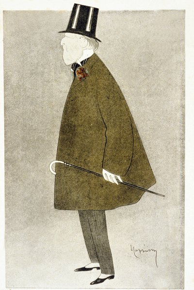 Jacques Doucet (1853¿1929), fransk motedesigner, kjent for sine elegante kjoler, laget med spinkle gjennomsiktige materialer i overlappende pastellfarger. av Leonetto Cappiello