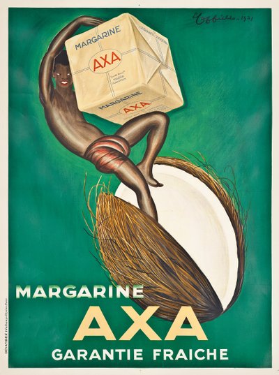 Plakat som reklamerer for Axa margarine, 1931 av Leonetto Cappiello