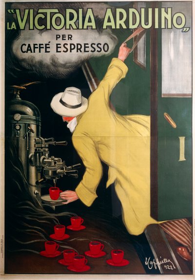 reklame for Victoria Arduino espressomaskin av Leonetto Cappiello
