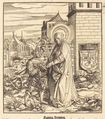 Den hellige Birgitta av Leonhard Beck