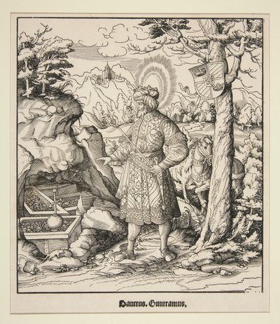 Den hellige Guntramus av Leonhard Beck