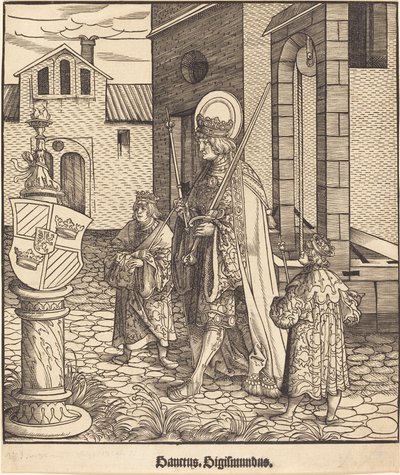Den hellige Sigismund av Leonhard Beck