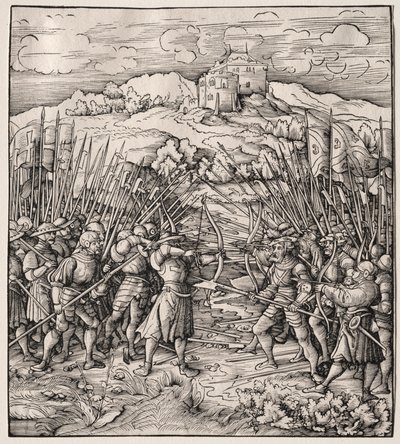 Kampen mot det blå kompani, 1512-1518. av Leonhard Beck