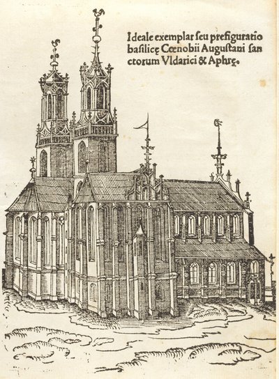 Herlige bekjennere av Kristus Uldaricus og Sympertus av Leonhard Beck and Berno of Reichenau