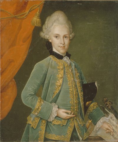 Portrett av grev Karl Gustav von Simolin 1715-1777 av Leonhard Schorer