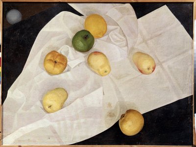 ""Stilleben med epler og sitroner"" (Stilleben med epler og sitroner) Maleri av Leonid Terentevich Chupyatov (1890-1942) 1923 State Russian Museum Saint Petersburg av Leonid Terentlevich Chupyatov