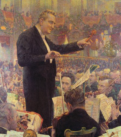 Dirigenten for Wiener Filharmoniske Orkester av Leopold Blauensteiner