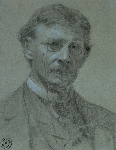 selvportrett av Leopold Carl Muller