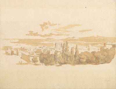 Utsikt over Frascati av Leopold Kerpel