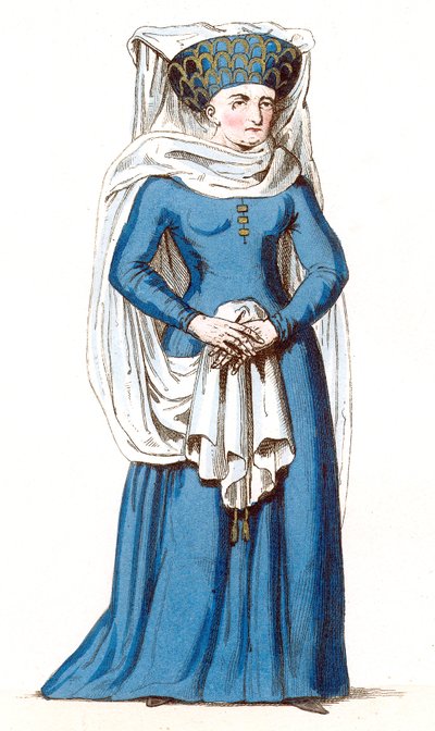 Marguerite de Comminges kone til Arnaud II herre av Durfort av Leopold Massard