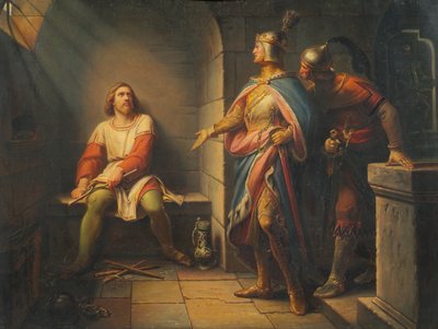 Ludwig den bayerske kunngjør sin løslatelse til Fredrik den kjekke i 1314 og tilbyr ham medregentskap av Leopold Schulz