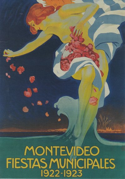 Montevideo kommunale festivaler, 1922. av Leopoldo Metlicovitz