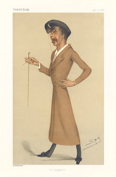 James Abbott McNeill Whistler von Leslie Matthew (1851-1922) Ward