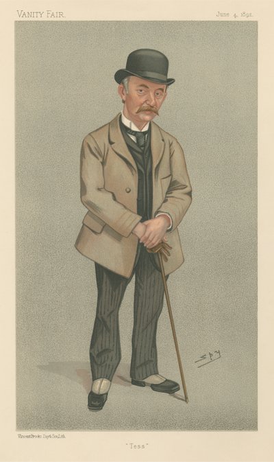 Tess, Thomas Hardy (Vanity Fair-serien) av Leslie Matthew Spy Ward