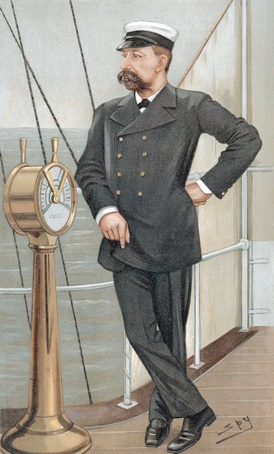Albert I, Prins av Monaco 1848–1922, amatøroseanograf, 1900 av Leslie Matthew Ward
