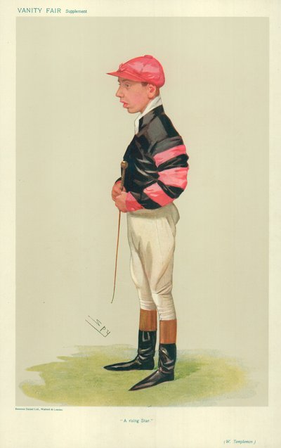 Arthur Templeman, A Rising Star, 7. november 1906, tegneserie Vanity Fair av Leslie Matthew Ward