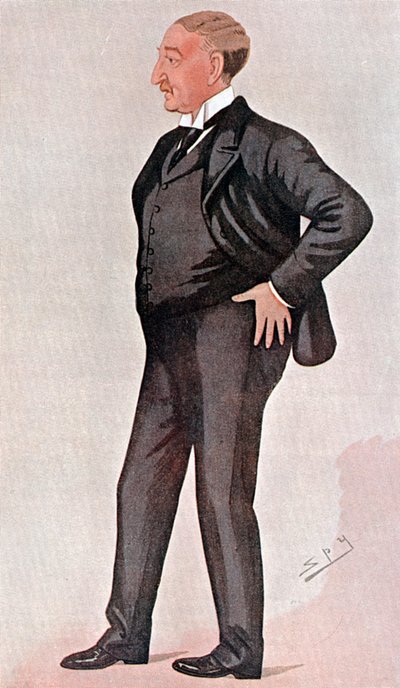 Cecil Rhodes , britiskfødt sørafrikaner, finansmann, statsmann og imperiumbygger, 1891 av Leslie Matthew Ward