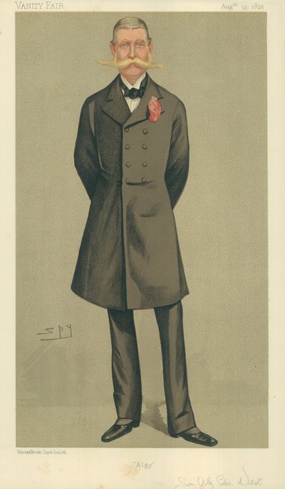 Oberst William Cornwallis West, Algy, 13. august 1892, tegneserie Vanity Fair av Leslie Matthew Ward