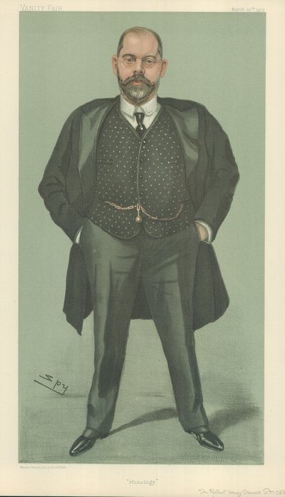 Dr Robert Henry Scanes Spicer, Rhinology, 20. mars 1902, tegneserie Vanity Fair av Leslie Matthew Ward