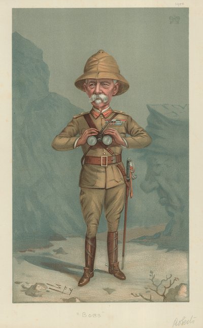 Feltmarskalk Lord Roberts, Bobs, 21. juni 1900, tegneserie Vanity Fair av Leslie Matthew Ward