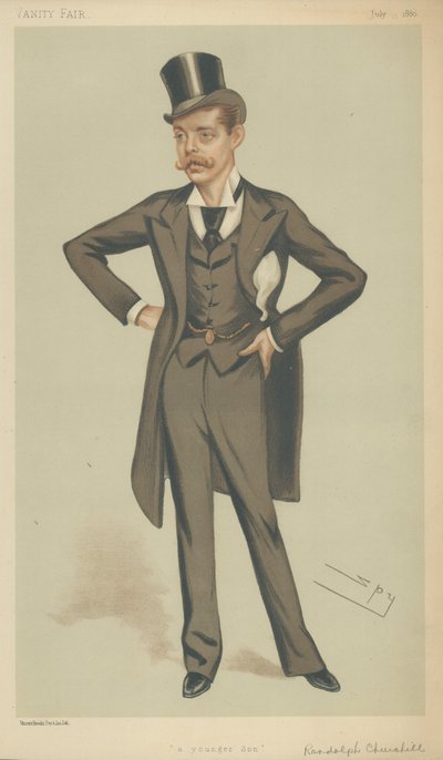 Lord Randolph Churchill av Leslie Matthew Ward