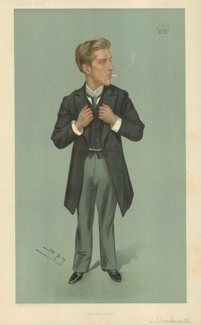 Lord Warkworth, South Kensington, 2. september 1897, tegneserie Vanity Fair av Leslie Matthew Ward