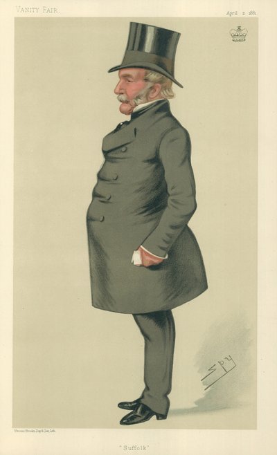 Lord Waveney, Suffolk, 2. april 1881, tegneserie Vanity Fair av Leslie Matthew Ward